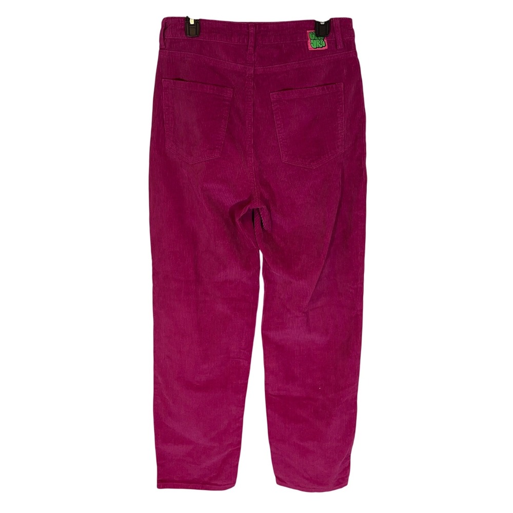 Empyre Tori Magenta Pink Corduroy Pants High Waisted Straight Leg Womens Size 8 - Picture 4 of 9